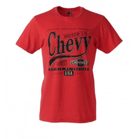 Chevrolet pánské červené triko